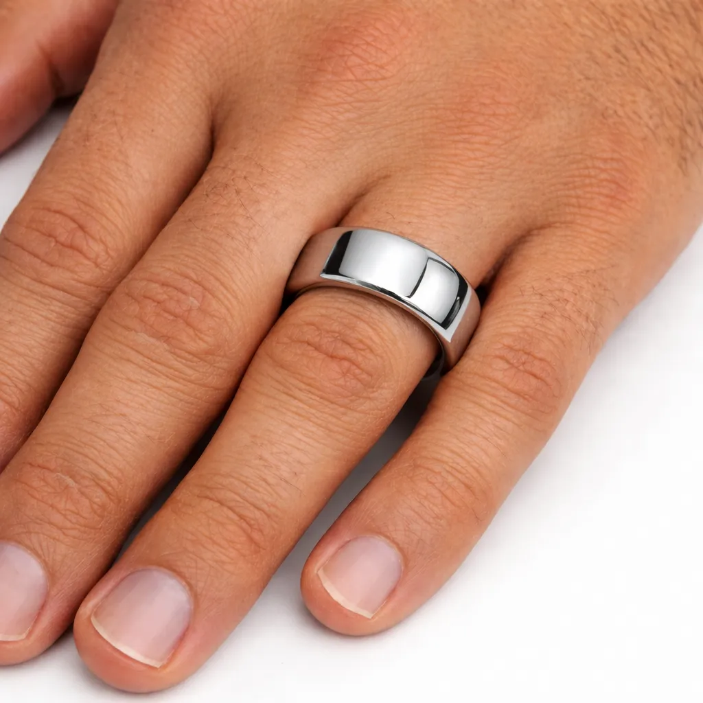 polished-finish-domed-tungsten-carbide-ring-on-hand1.webp